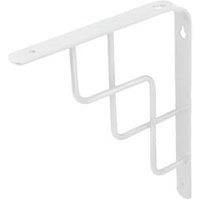 Step Shelf Brackets White 230 x 180mm 4 Pack (233VJ)