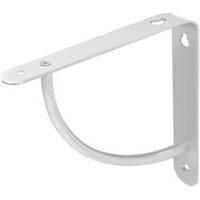 Cove Shelf Brackets White 180 x 180mm 4 Pack (615VJ)