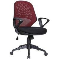 Eliza Tinsley Furniture Lattice, Nylon and Fabric, Burgundy, 62