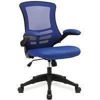Nautilus Designs Luna Medium Back Task/Operator Chair Blue (395PK)