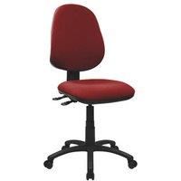 Nautilus Designs Java 200 Medium Back Task/Operator Chair No Arms Wine (736PK)