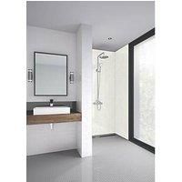 Splashwall Bathroom Splashback Gloss White Reflex 900 x 2400 x 11mm (238GV)