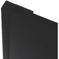 Splashwall End Cap Jet 2440 x 4mm (436RK)