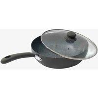 28cm Aluminium Non-Stick Wok With Lid