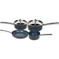 4 pc. Hard Anodised Cookware Set