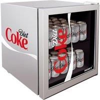 Husky HY209 Diet Coke Mini Fridge/Drinks Cooler  Silver