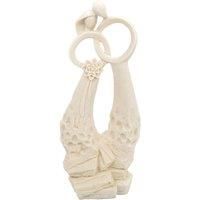 Solstice Sculptures JUST MARRIED 65cm Ivory Effect Statue, White