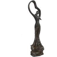 BEAUTIFUL "FIRST DANCE" FIGURINE / GARDEN STATUE, EBONY EFFECT, XST/444