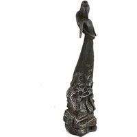 BEAUTIFUL "CARING EMBRACE" FIGURINE / GARDEN STATUE, EBONY EFFECT, XST/445
