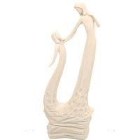 BEAUTIFUL "MOTHER'S LOVE" FIGURINE / GARDEN STATUE, IVORY EFFECT, XST/446