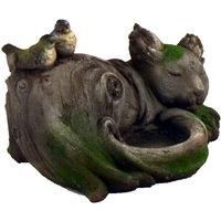 Solstice Sculptures Cat 19Cm Driftwood Effect