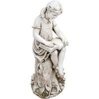 Reading Child Garden Ornament Stone