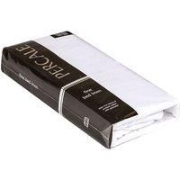 Percale Extra Deep Fitted Sheet, Superking, Grey