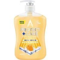 ASTONISH PROTECT+CARE HAND WASH WITH MILK AND HONEY 600ML