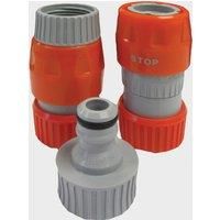 Hitchman Mains Adaptor Hose Connectors, Orange