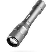 NEBO Davinci 2000 Lumens | Black LED Rechargeable Flashlight | 18650 Battery with Power Bank, NEB-FLT-0020-G, Grey