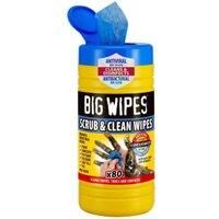 Big Wipes BGW2020 Industrial Anti-Bacterial Wipes, Pack of 80