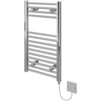 Kudox Electric Straight Towel Rail Radiator 700mm x 400mm Chrome