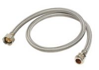 Flexible Tap Connector Stainless Steel Flexible Pipe Hose 15mm x ¾" x 900mm