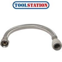 Pushfit Tap Connector 22mm x 3/4" 13mm Bore. 500mm