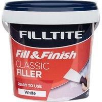 Filltite Fill & Finish RTU Classic Filler 1.5Kg White, White
