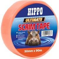 Hippo Ultimate Orange Scrim Tape - 50mm x 90m