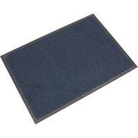 COBA Europe COBAWash Entrance Mat Black / Blue 0.85 x 0.6m (5124V)