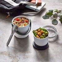 Black+Blum Stackable Lunch Pot BPA-Free Plastic Leak-proof Microwave Safe 900 ml