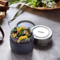 Black+Blum Leakproof Meal Prep Lunch Box Food Container, Slate, 600 ml/ 20 fl oz