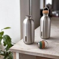 Black and Blum Steel Water Bottle