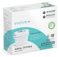 Aqua Optima Evolve Plus Water Filter Cartridges  Pack of 6