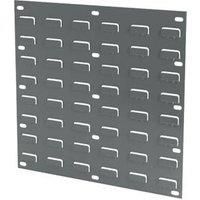 TP1 Wall Mounted Louvred Panel Grey 2 Pack (72654)