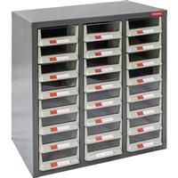 Barton Small Parts Steel Cabinet without Doors 24 Drawers - 640 x 586 x 290mm