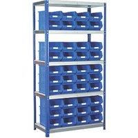 Barton Ecorax Shelving Blue 900 x 450 x 1800mm (69978)