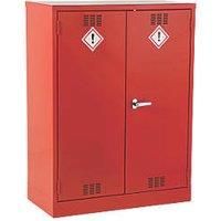 2-Shelf Pesticide Cabinet Red 915mm x 457mm x 1219mm (667VV)