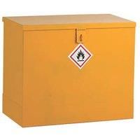 Flammable Liquid Flat Top Storage Bin Yellow 609mm x 330mm x 508mm (291VV)