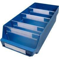 Barton Blue Shelf Bin 500 x 240 x 150mm (10 Pk) Steel