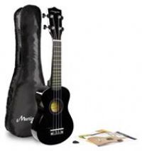 Martin Smith Soprano Ukulele with Ukulele Bag and Black Design