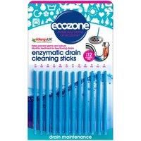 Ecozone Enzymatic Drain Sticks Helps to Prevent Blockages Forming 12 Stick Pack