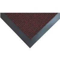 COBA Europe Vynaplush Entrance Mat Black/Red 1.5 x 0.9m (571PT)