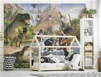 Child's Bedroom Dinosaur land Wallpaper Mural Walltastic