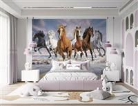 New Design Wild Horses Wallpaper Mural Walltastic