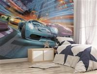 New Design Supercar Racers Wallpaper Mural Walltastic