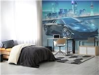 New Design Super Sports Car 6 Panel Wallpaper Mural Walltastic - FAST DELIVERY