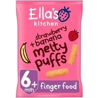 Ella/'s Kitchen Organic Strawberries and Bananas Puffs, 20g