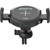 Groov-e 10W Wireless Car Mount In-Car Phone Holder with Wireless Charging & Infrared Auto Grip