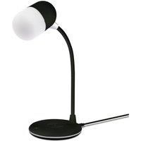 Groov-e Apollo Touch Control LED Desk Lamp with Built-In Wireless Charger & Bluetooth Speaker