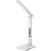 GROOV-E ARES TOUCH CONTROL LED DESK LAMP WITH QI CHARGER & ALARM CLOCK - GVWC04