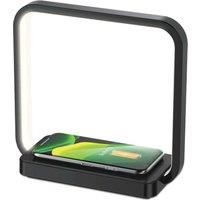 Groov-e Artemis Wireless Charging Station with LED Touch Light- Black