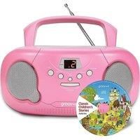 Groov-e Original Boombox Portable CD Player& Radio£with Chidrens Stories CD£InUK